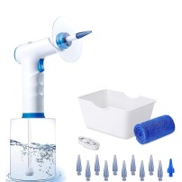 Rechargeable ear wash gun with 4 pressure levels & 5 LED Light