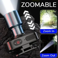 Zoom Headlamp with charger (Type C)