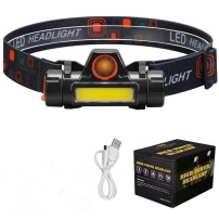 Mini USB Rechargeable Headlamp – Compact & Lightweight.