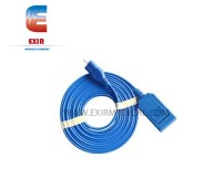 Diathermic insulated plate cable ground plug