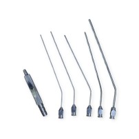 Full Set Micro Ear Suction Tubes , 5 Different Sizes with Handle