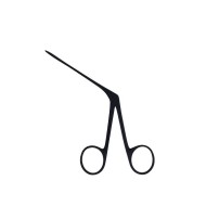 Sheffield Micro Alligator Crocodile Forceps Black 8CM