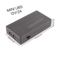 Mini USB 12v/2a  12v Li-ion back up uninterruptible power supply