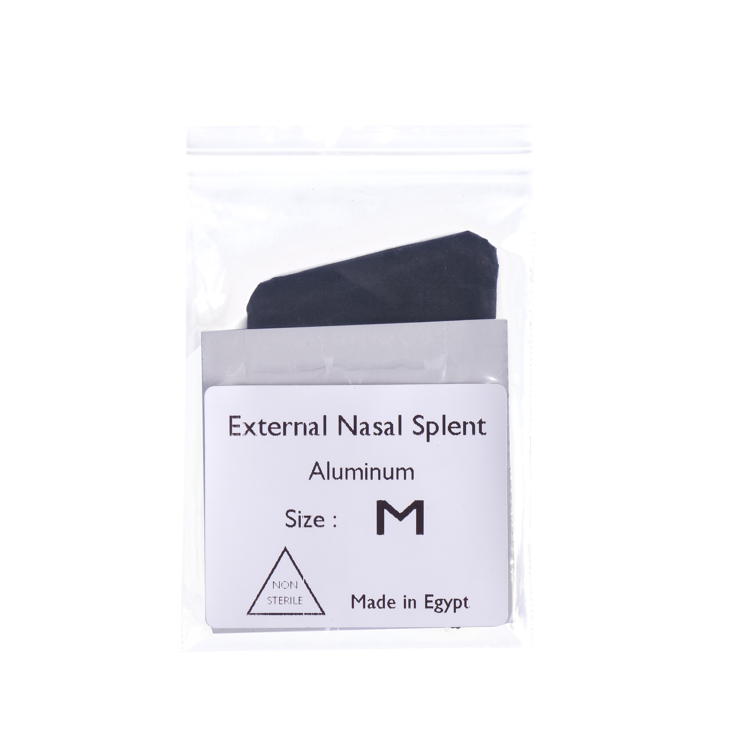 Premium Aluminum External Nasal Splint (Black)