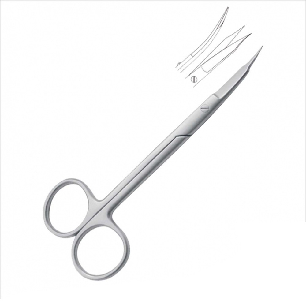 Sheffield Fox Tonsillectomy Scissor Curved -20CM