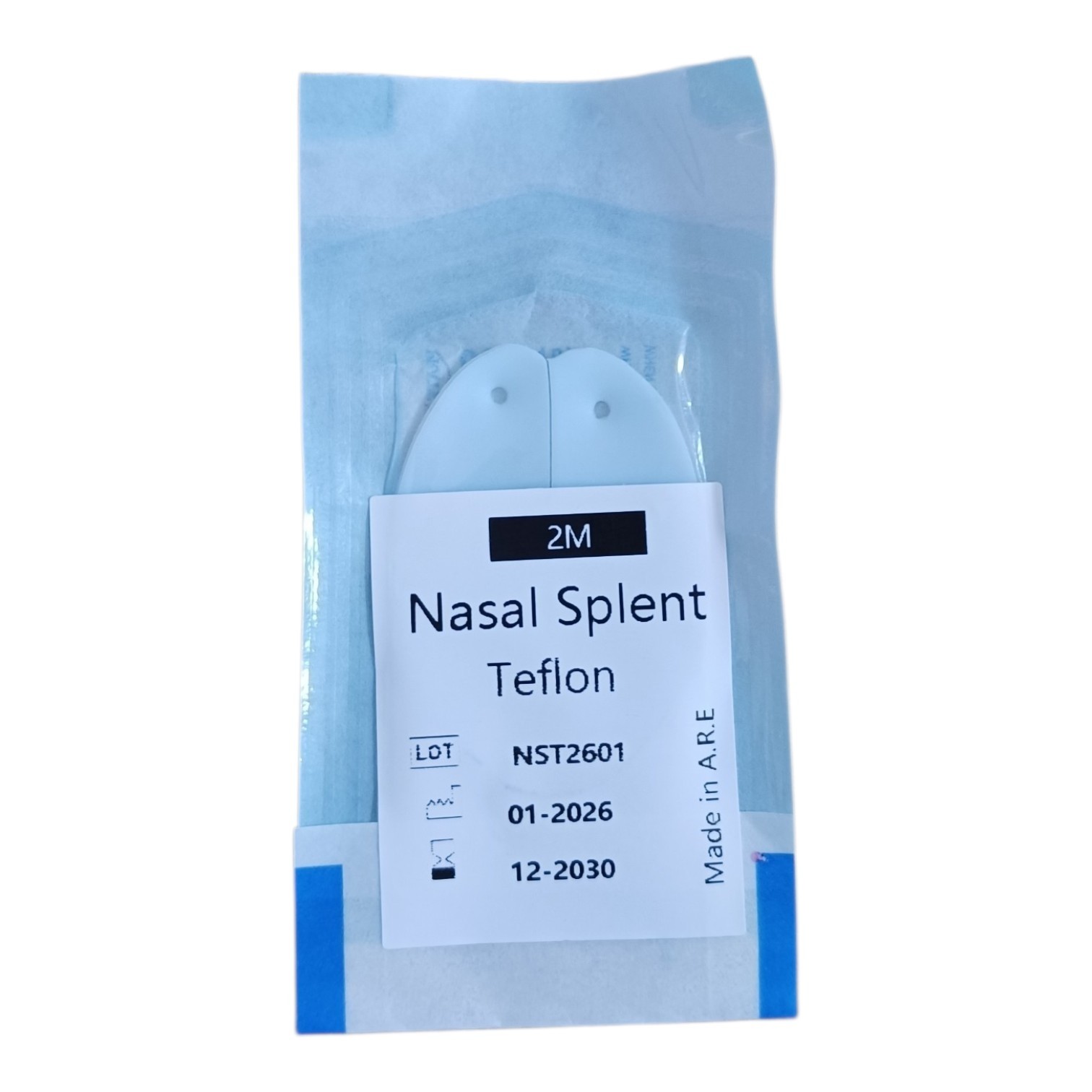 Teflon Internal Nasal Splint 2 pieces Brand 2M