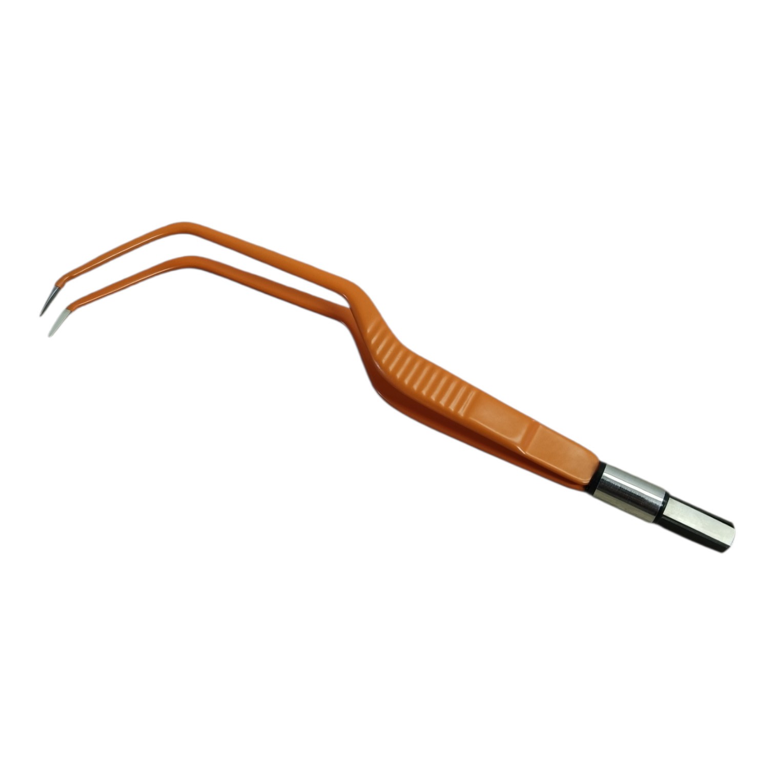 Non Sticky Bipolar C Shape Curved Forceps For Adenoidectomy 20 Cm