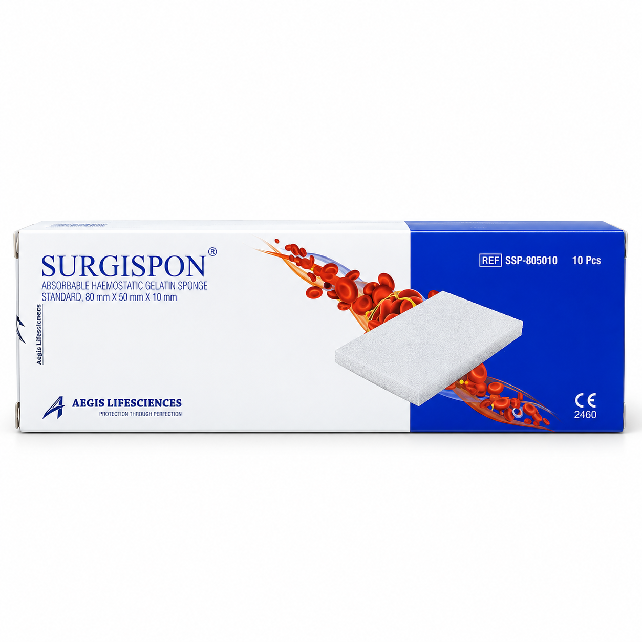Surgispon Hemostatic Gelatin Sponge - ( Box 10 pieces )